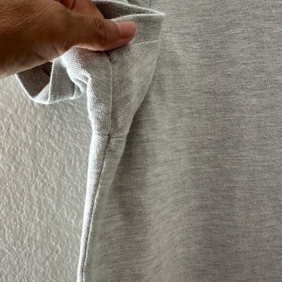 U.S. Polo Assn. Slim Fit Cotton Blend Tee Shirt Sleeve Heather Light Gray Sz L - Picture 5 of 10